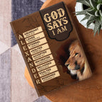 Man Of God | Personalized Leather Cover Notebook