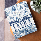 God Says I Am | Personalized Leather Cover Notebook