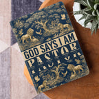 Lion Of Judah Shepherd Of Peace | Personalized Leather Cover Notebook