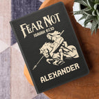 Fear Not | Personalized Leather Cover Notebook