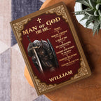 Man Of God Royal | Personalized Leather Cover Notebook