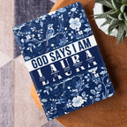 God Says I Am | Personalized Leather Cover Notebook