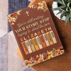 God Is Still Writing Your Story | Personalized Leather Cover Notebook