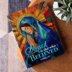 Blessed Is She Who Believed | Leather Cover Notebook
