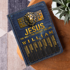 Jesus The Way The Truth The Life | Personalized Leather Cover Notebook
