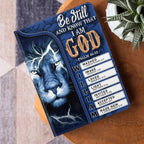 Be Still And Know That I Am God | Personalized Leather Cover Notebook