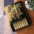 Man Of God | Personalized Leather Cover Notebook