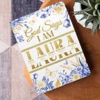 God Says I Am | Personalized Leather Cover Notebook