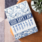 God Says I Am | Personalized Leather Cover Notebook