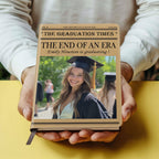 The Graduation Times | Personalized Leather Cover Notebook