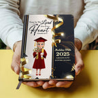 Trust In The Lord With All Your Heart | Personalized Leather Cover Notebook