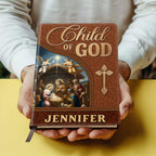 Child Of God | Personalized Leather Cover Notebook