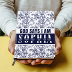 God Says I Am | Personalized Leather Cover Notebook