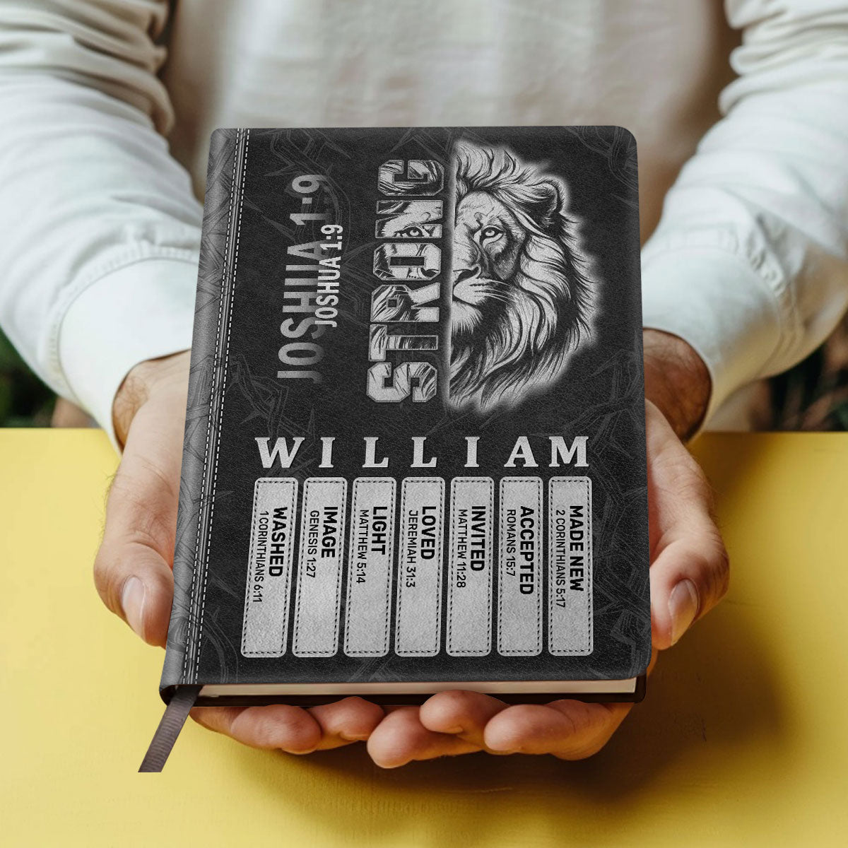 Man Of God | Personalized Leather Cover Notebook