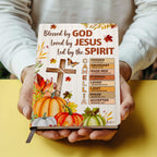 Blessed By God | Personalized Leather Cover Notebook