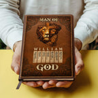 Man Of God  | Personalized Leather Cover Notebook