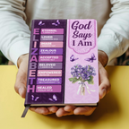 God Says I Am  | Personalized Leather Cover Notebook