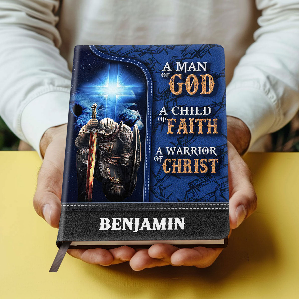 Child Of Faith | Personalized Leather Cover Notebook