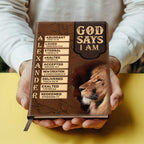 Man Of God | Personalized Leather Cover Notebook