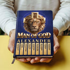 Man Of God | Personalized Leather Cover Notebook