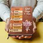 God Says I Am | Personalized Leather Cover Notebook