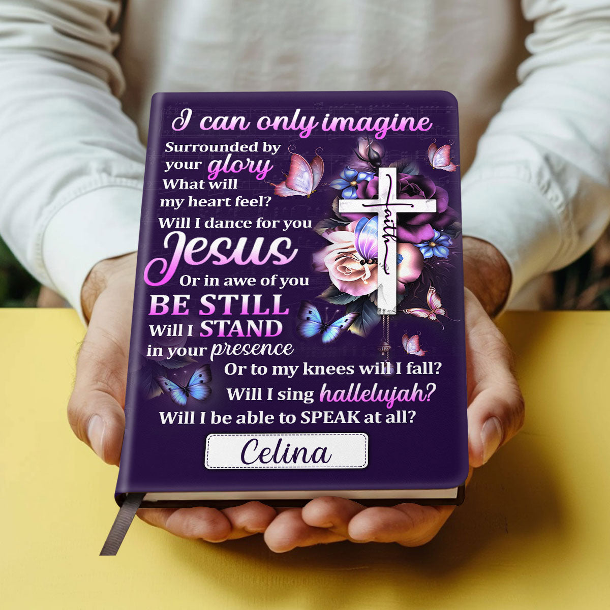 I Can Only Imagine | Personalized Leather Cover Notebook