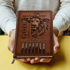 Man Of God | Personalized Leather Cover Notebook