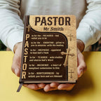Thank You For All You Do | Personalized Leather Cover Notebook