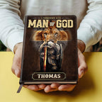 Man Of God | Personalized Leather Cover Notebook