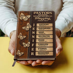 Pastor's Wife  | Personalized Leather Cover Notebook