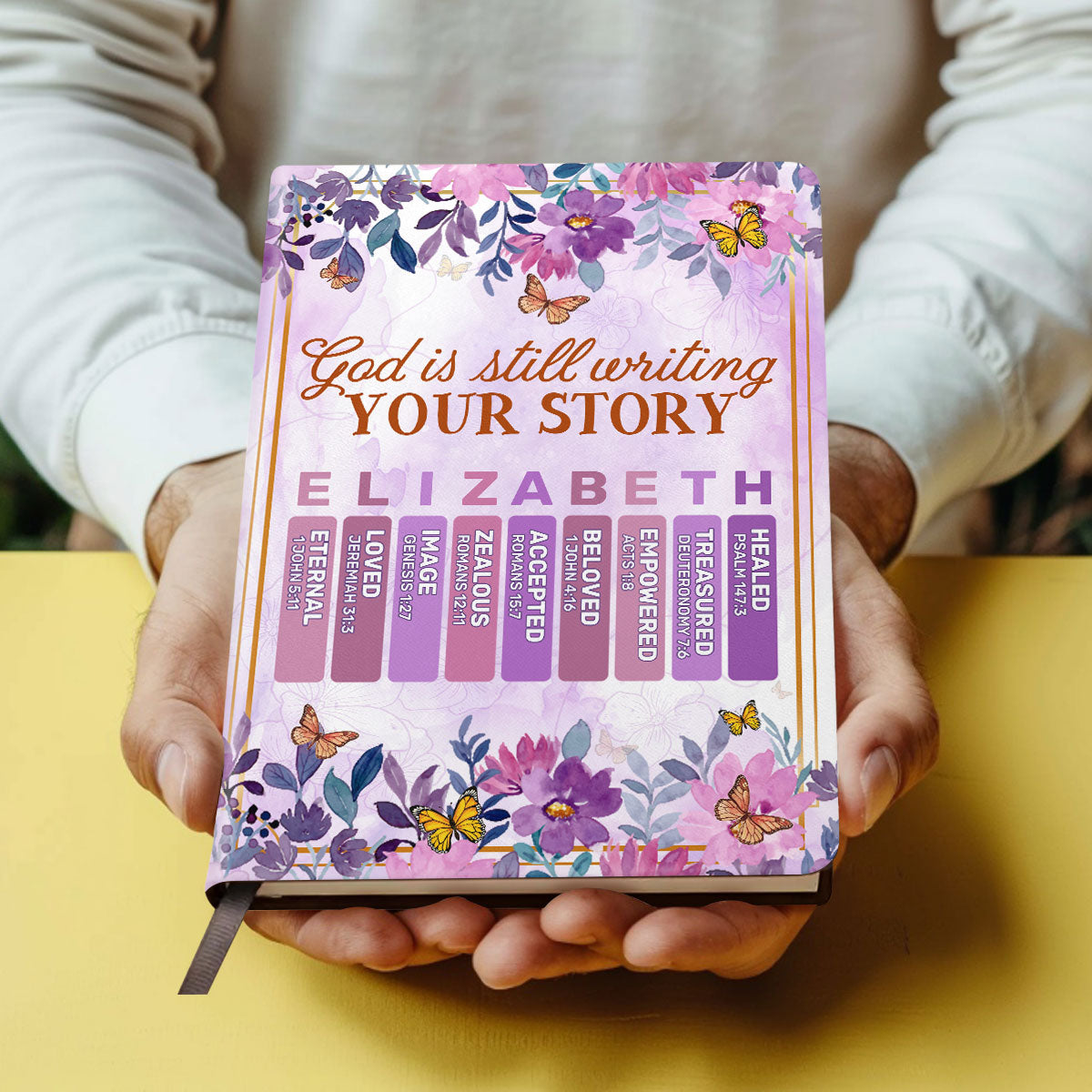 God Is Still Writing Your Story | Personalized Leather Cover Notebook