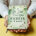 Be Still And Know That I am God | Personalized Leather Cover Notebook