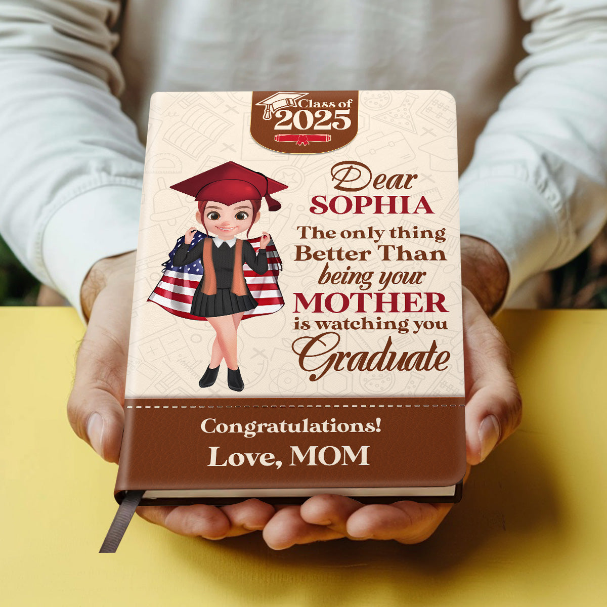 Better Than Being Your Mother | Personalized Leather Cover Notebook
