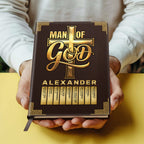 Man Of God | Personalized Leather Cover Notebook
