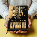 Man Of God | Personalized Leather Cover Notebook