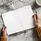God Says You Are  | Personalized Leather Cover Notebook