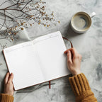 A Friend Is God's Way Of Making Sure We Never Walk Alone | Personalized Leather Cover Notebook