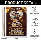 Don't Forget To Enjoy The Journey | Personalized Leather Cover Notebook