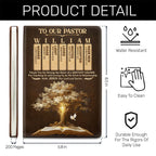 Light Of The Word | Personalized Leather Cover Notebook