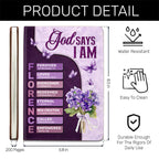 God Says I Am  | Personalized Leather Cover Notebook