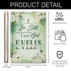 Be Still And Know That I am God | Personalized Leather Cover Notebook