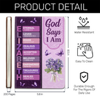 God Says I Am  | Personalized Leather Cover Notebook
