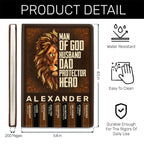 Man Of  | Personalized Leather Cover Notebook