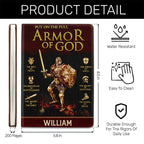 Armor Of God | Personalized Leather Cover Notebook
