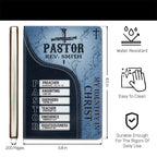 Pastor Your Identity In Christ | Personalized Leather Cover Notebook