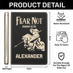 Fear Not | Personalized Leather Cover Notebook