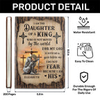 I Am The Daughter Of A King | Personalized Leather Cover Notebook