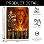 But The Lord Stood With Me And Gave Me Strength | Personalized Leather Cover Notebook