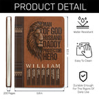 Man Of God | Personalized Leather Cover Notebook