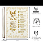 God Says You Are | Personalized Leather Cover Notebook